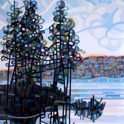 budanArt 8.5 x 11 Print - Haliburton Morning