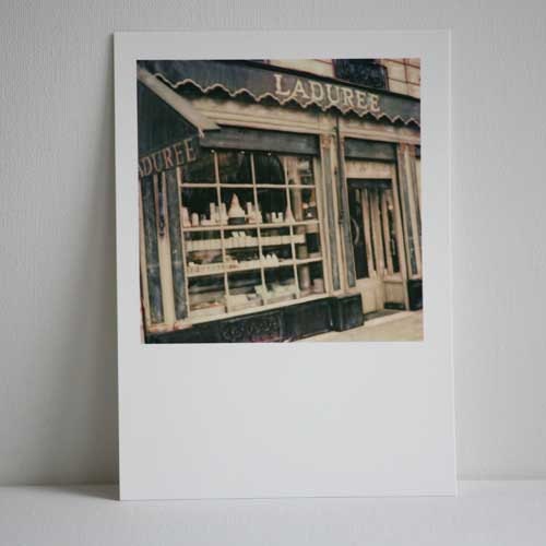 Laduree, Paris - 12 City Project - Polaroid Painting