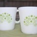 Vintage Pyrex Mugs, Green Honeydew, Set of 2