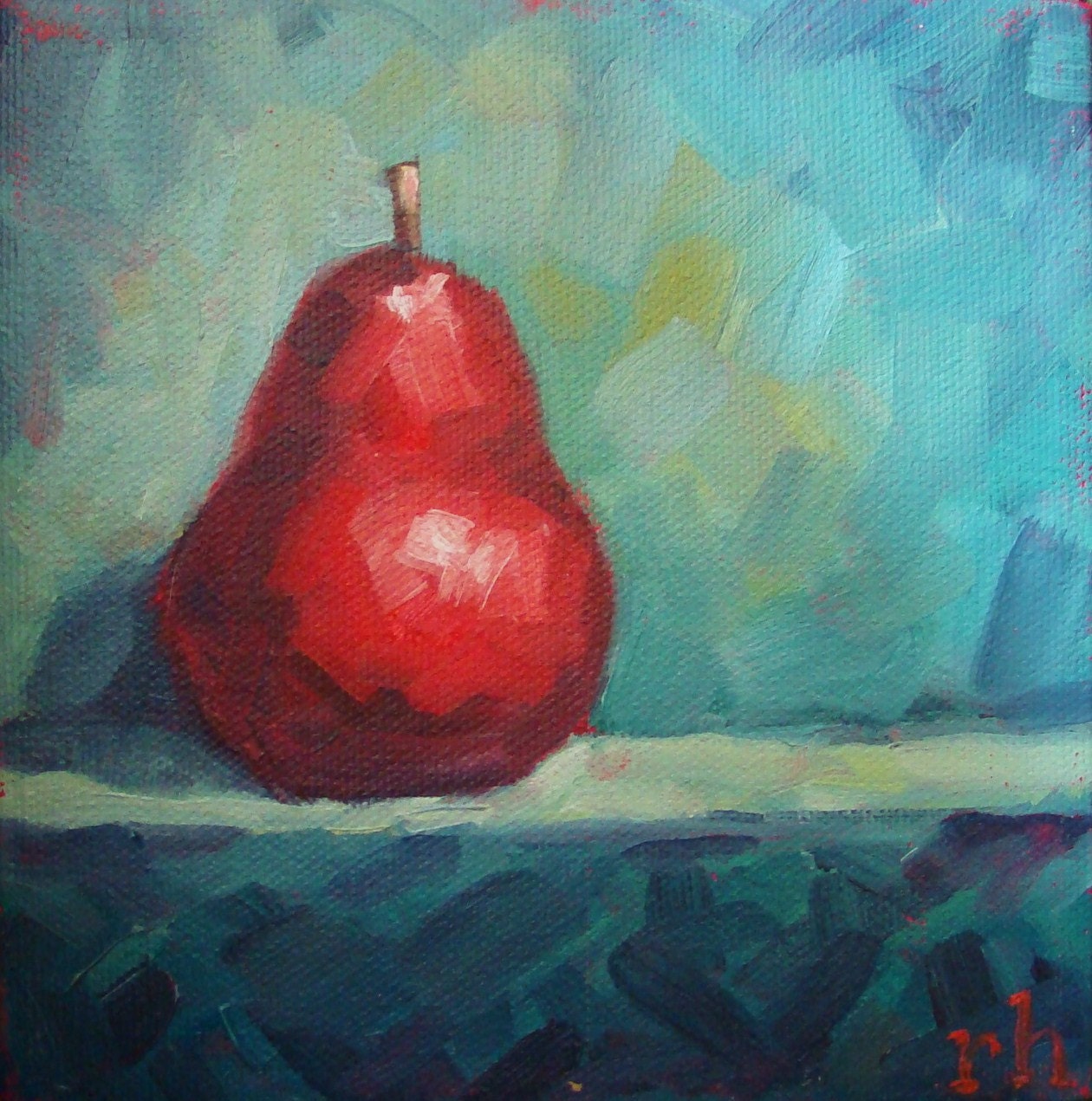 Solo - 6x6inch original oil daily still life painting by Rob Hazzard