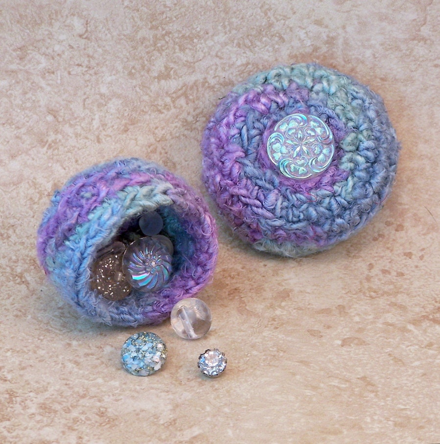Mini Vegan Box silk tapestry art Aurora Crystal Swirl
