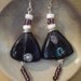 glass bead earrings