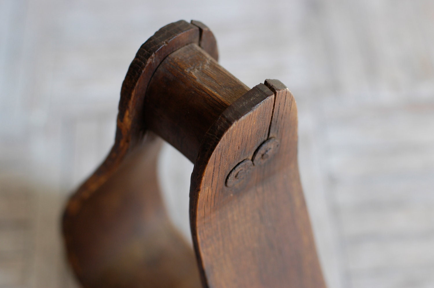 Vintage Wooden Stirrup