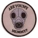 Doctor Who Are You My Mummy Gas Mask Patch