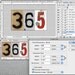 Number .PSD Photoshop Template For Graphic or Web Designer - Numbers 0, 1, 2, 3, 4, 5, 6, 7, 8, 9 in separate folders
