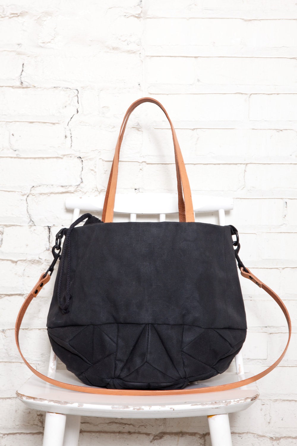 no. 314 Crystal tote bag - waxed cotton