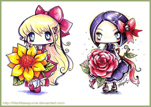 Custom Drawn Anime Chibi Art Commission