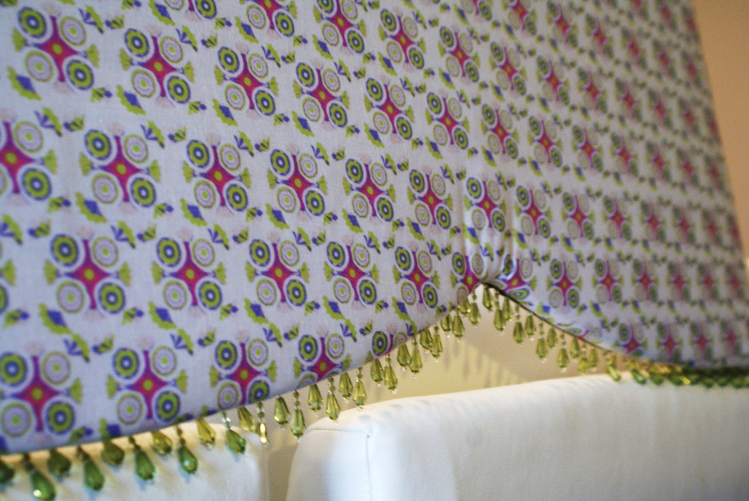 Custom Window Treatments - Beaded and Scalloped
