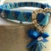 Designer Kitten Collar extra tiny Blue