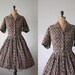 1950s dress - vintage 1950's shirtdress