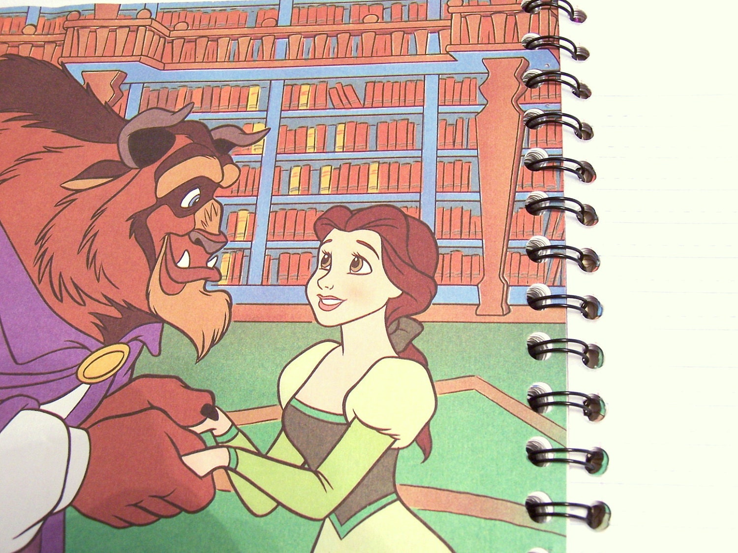 Upcycled Golden Book Notebook Upcycled Children's Notebook: Disney's Beauty and the Beast the Teapot's Tale