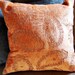 Velour Patchwork Pillow "Fall Squared Up"