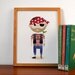 Baby Nursery Print - Pirate Print 8 x 10