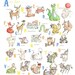 BOYS Alphabet Chart from A to Z. PRINT 8X10. Nursery Art Home Decor