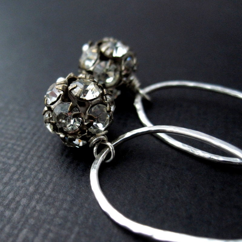 Bauble Earrings - handcrafted sterling silver jewellery