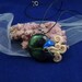 Deep Space Nautilus Necklace - Polymer Clay Cephalopod Jewelry