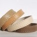 Set  Of  Four Leather Bracelets in Sand,Sandy Brown,Cream and Pastel Brown.