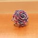 Duct Tape Rose Ring- Tiedye (Blue)