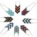 Chevron Beaded Pattern Necklace