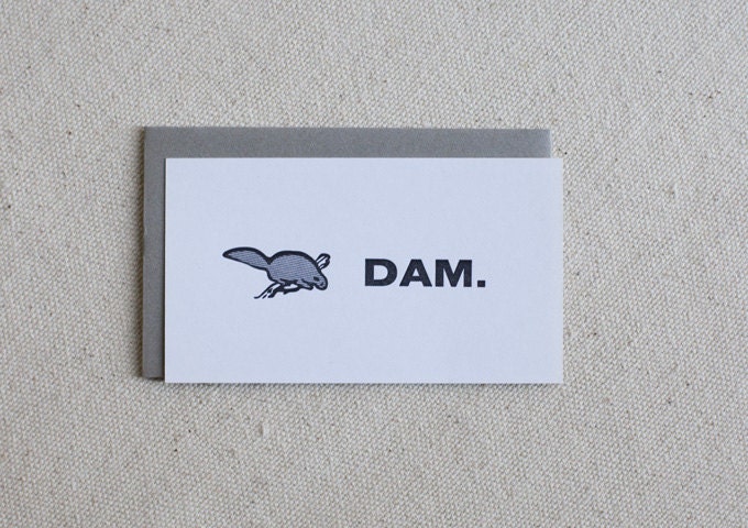 Beaver Dam - Mini Card