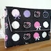 Mini Wristlet Wallet with compartment/ magnatic closure/ Hello Kitty