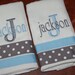 Set of TWO Burp cloths BOY GIRL  Lots of Styles and Colors CReAtE your own
