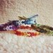 MADE TO ORDER: Braided Handmade Embroidery Floss Friendship Bracelet - Multicolored Thin Graduated Arrowhead