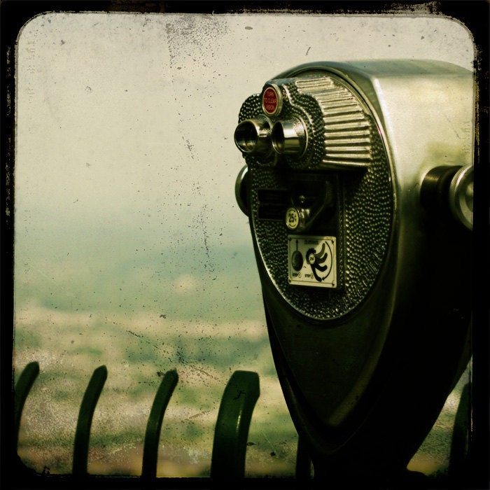 Hello Holiday - Viewfinder on the Mountain - 8x8 TTv Photo Print