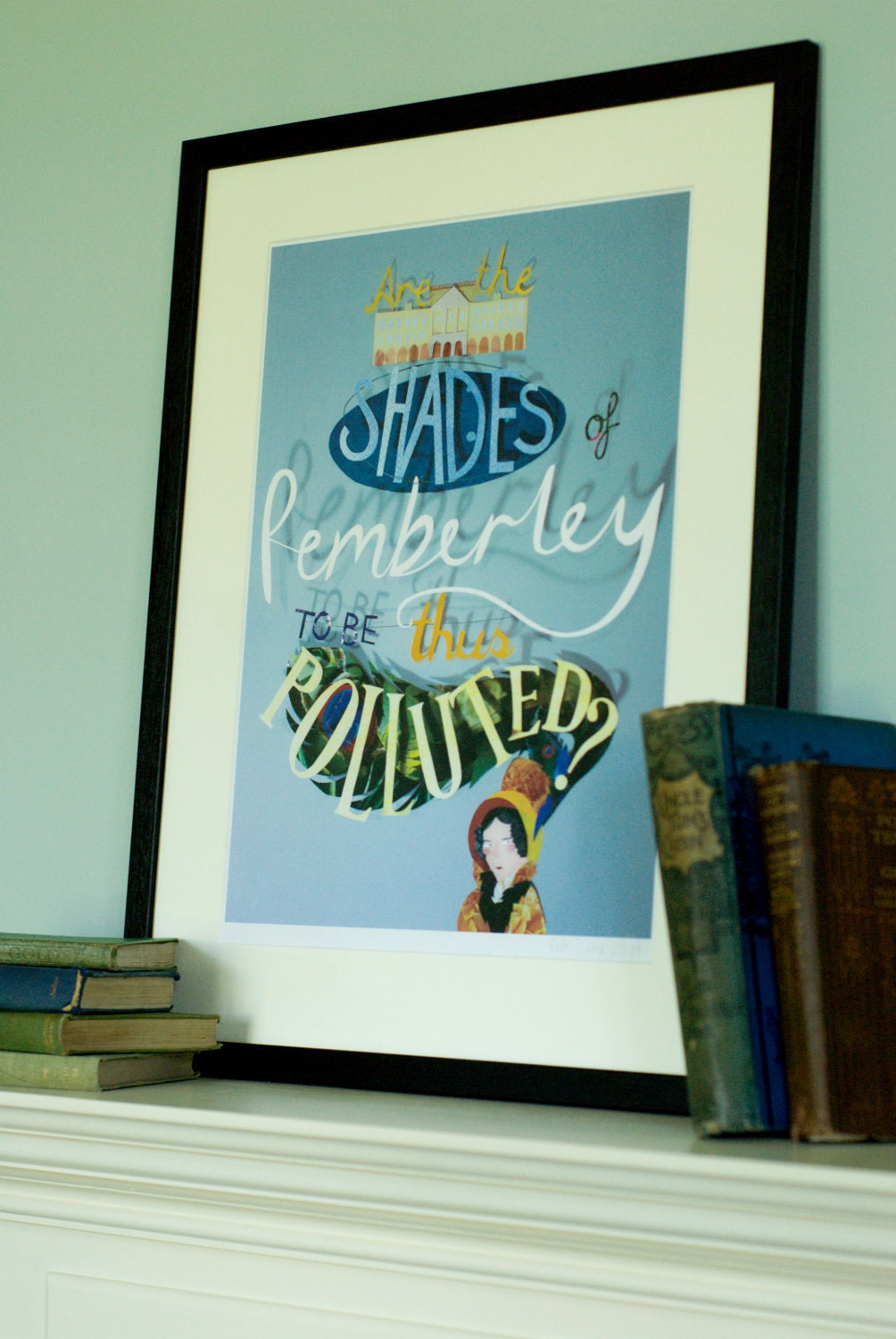 Pride and Prejudice Illustration Print - 8 x 11 (A4)