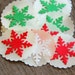 Snowflake Sticker Seals Envelope Seals Classic Christmas (15)