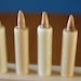 Modern Style Hanukkah Menorah in Wood The Family Heirloom by Little Alouette 10 piece set
