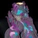 Nuno Felt silk scarf - Jade and Purple