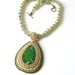 Sea sediment necklace - Green Amazon
