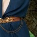 Pretty Birdie's Leather and Chains Snap Belt
