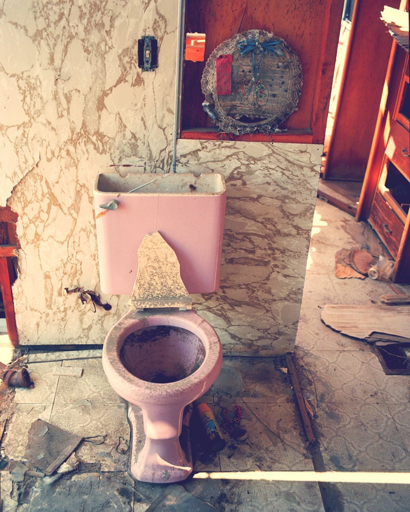 Dream or Nightmare Bathroom, 8x10 Photograph, Signed, Fine Art Photo