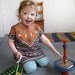 fox print baby or toddler tunic- Supayana LAST ONE SIZE 2T