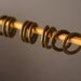 Simple Solid Snag-Free Antique Bronze Rope Twist Ring Stitch Markers for Knitting