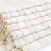 Traditional Turkish Bath Towel-turquoise striped