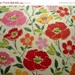 HOLIDAY SALE Home Decor Fabric - Bright and Fun Transitional Floral - 1 Yard
