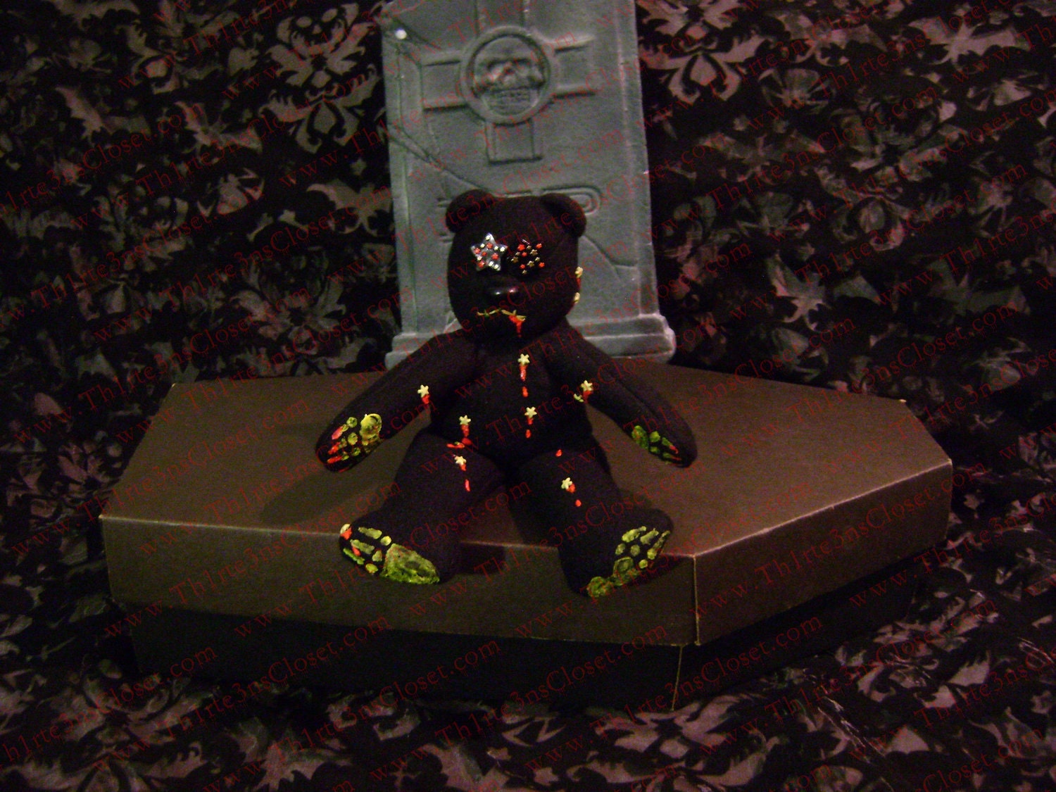 ON HOLD- Only for IRENEZIM- Deadly Bear Midnight- Dead Undead Teddy