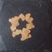 Set of 1000 brown kraft paper mini hand punched die cut hearts for scrapbooking, cardmaking...