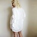 New Big White Cotton Cardigan