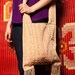 Handwoven Burnt Orange Diamond Weave Bag - Meh 41