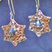 Fine Silver Star Earrings