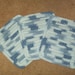 Cotton Crocheted Washcloths  Set of 3 in Billowing Blues