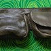 Travel leather pouch belt - Burning Man