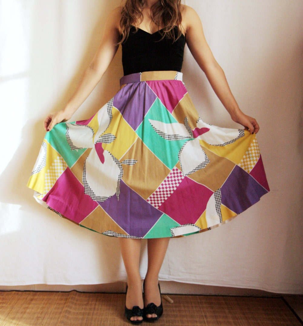 50's rockabilly skirt