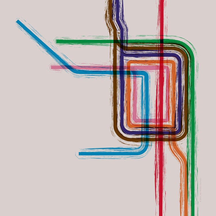 Chicago Loop Cafe Mount - 20x20