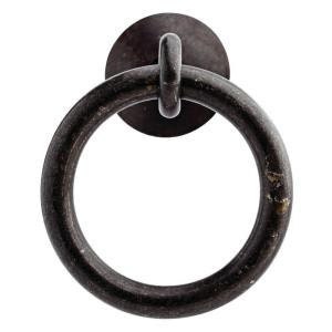 Forged Cabinet Hardware - Large iron ring pull 0103-11