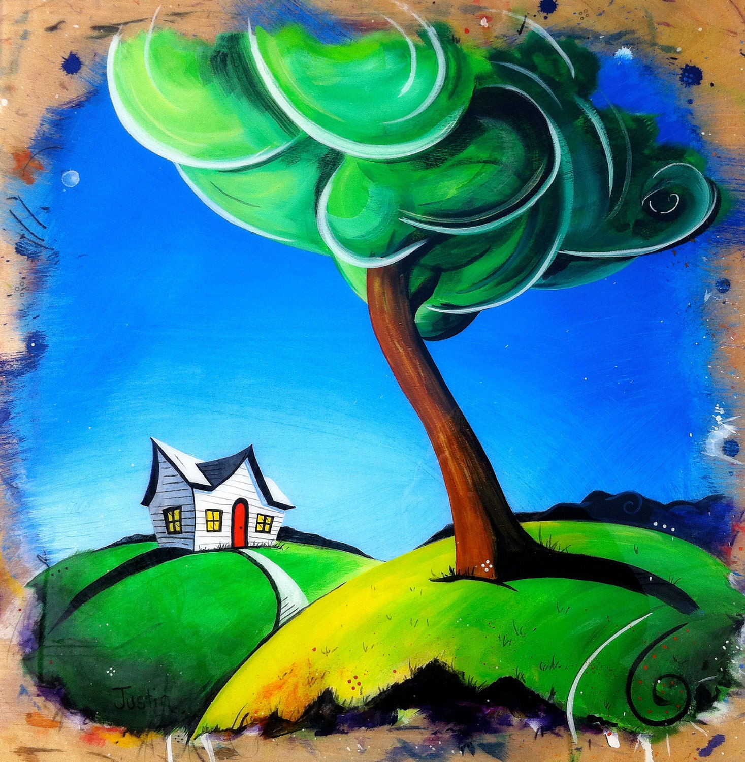 Dangeruss House - 8x8 Giclee Print